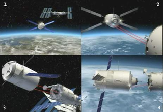 Illustration for article titled ESA's Autonomous Space Truck Blasts Off Tomorrow